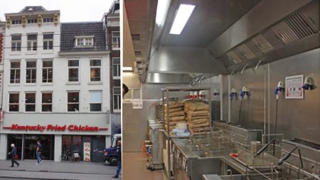 KFC restaurant kitchen in Amsterdam - Halton References