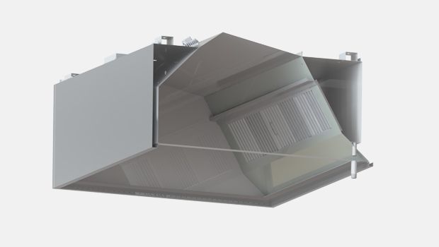 KCH Capture Jet Condensate Hood - Type 1 Exhaust Hood - Halton